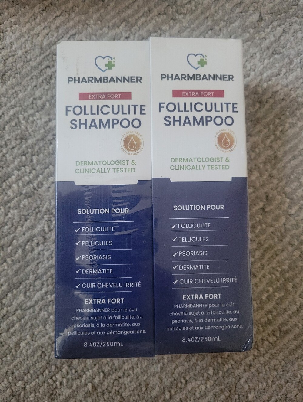 PharmBanner Folliculite Shampoo Extra Fort - Includes 2